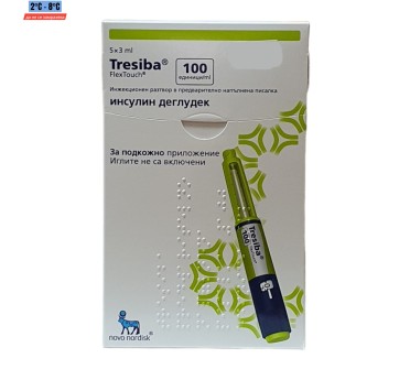 Tresiba SOL. 100 IU/мл 3мл X 5 Pre-filled pen (FlexTouch)